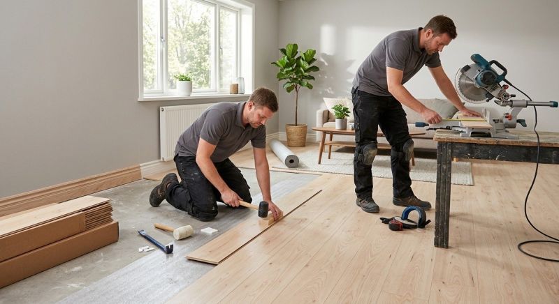 Laminate Floor Installation in Scituate, MA
