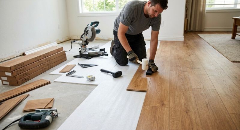 Laminate Floor Replacement in Andover, MA