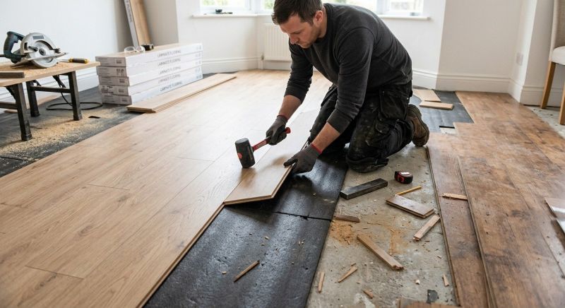 Laminate Floor Replacement in Billerica, MA
