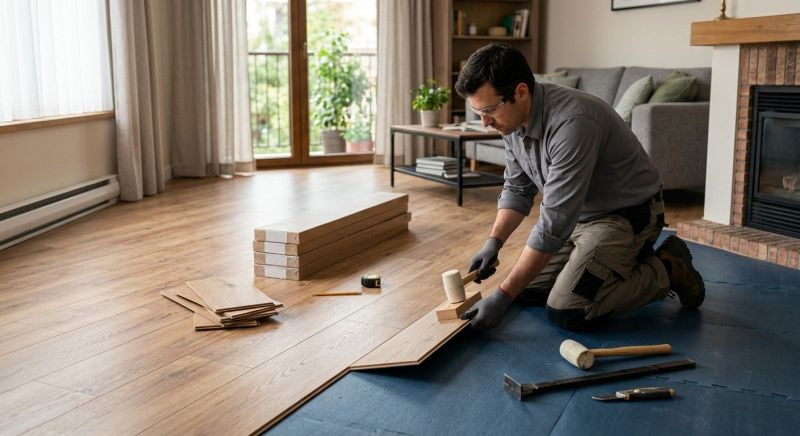 Laminate Floor Replacement in Cambridge, MA