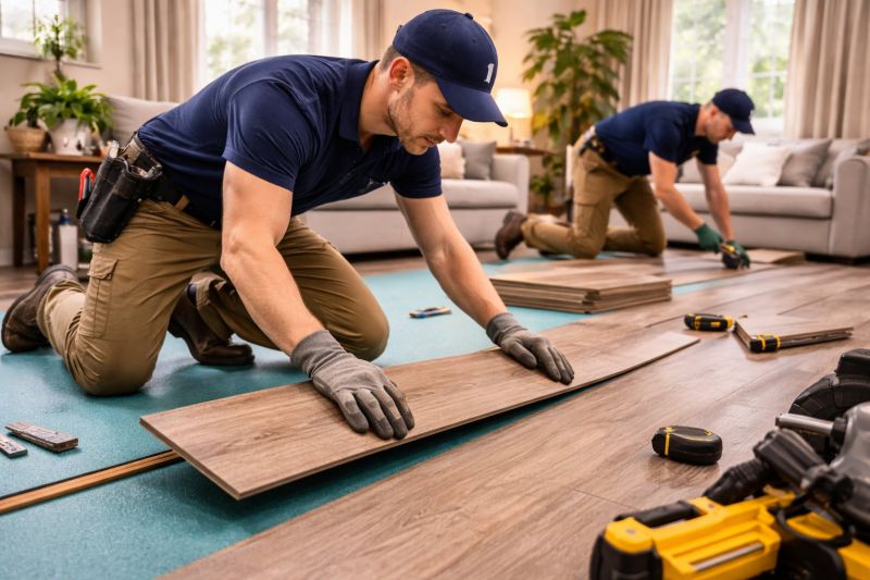Laminate Floor Replacement in Chelmsford, MA