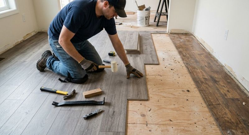 Laminate Floor Replacement in Cohasset, MA