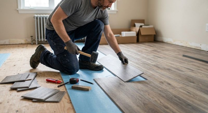 Linoleum Floor Installation in Chelsea, MA