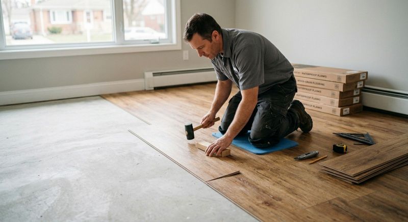 Linoleum Floor Installation in Hanover, MA