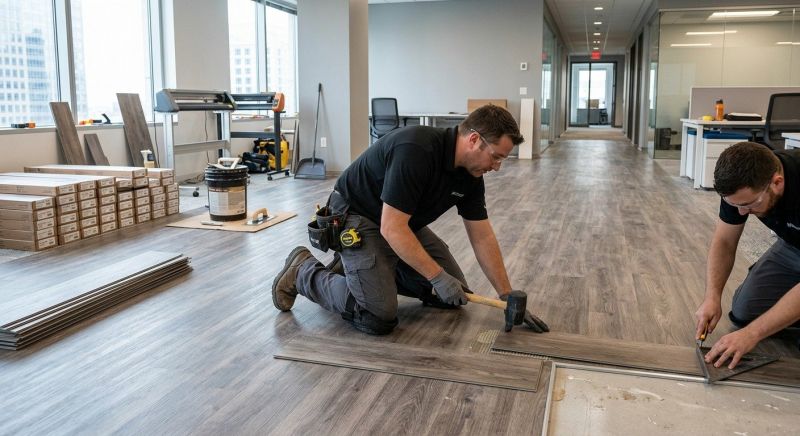 Linoleum Floor Installation in Jamaica Plain, MA