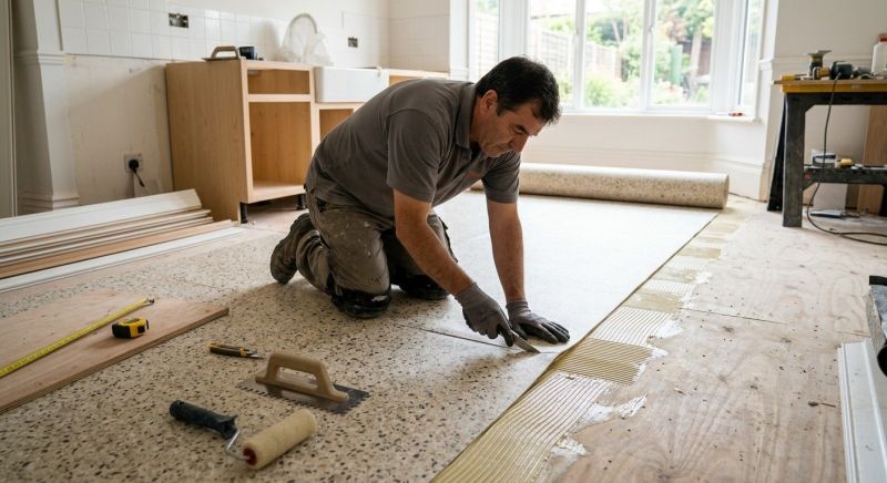 Linoleum Floor Installation in Lawrence, MA