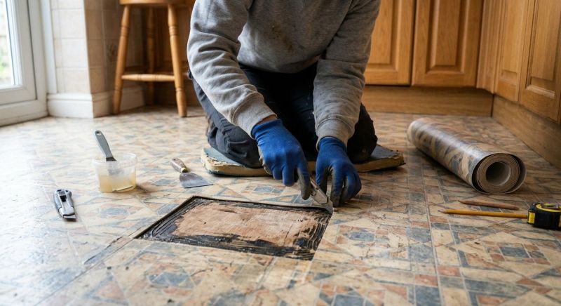 Linoleum Floor Installation in Melrose, MA