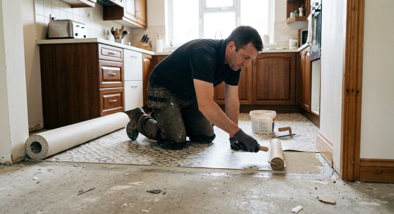 Linoleum Floor Installation in Milton, MA