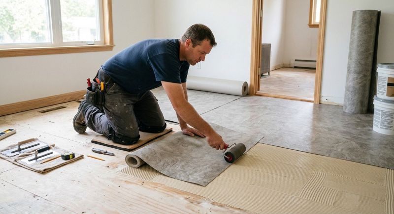 Sheet Flooring Installation in Concord, MA