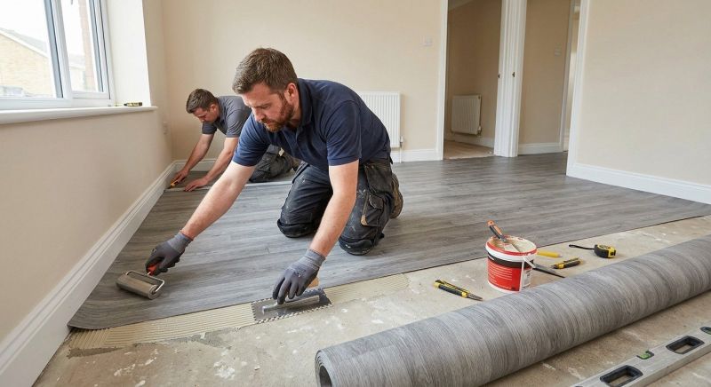 Sheet Flooring Installation in Holliston, MA