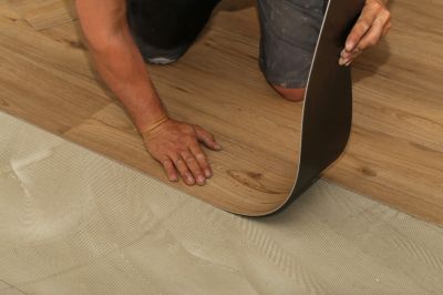 Sheet Linoleum Installation in Quincy, MA