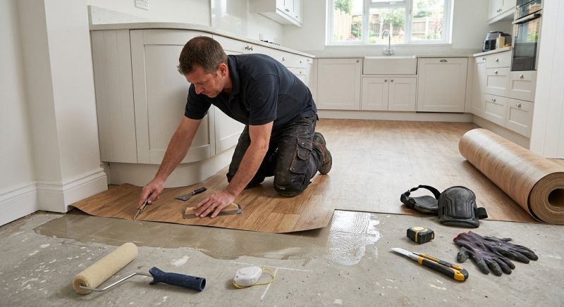 Sheet Linoleum Installation in Westborough, MA