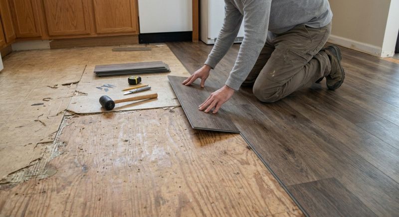 Vinyl Flooring Installation in Dracut, MA