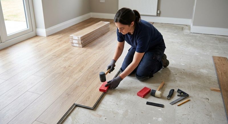 Vinyl Plank Floor Installation in Newton, MA