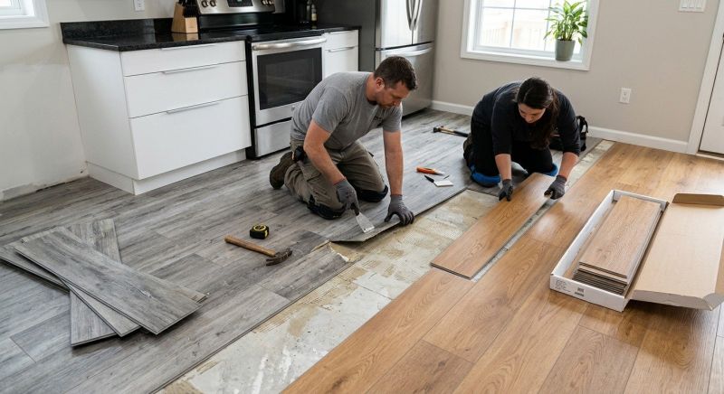 Vinyl Tile Replacement in Newton, MA